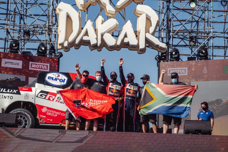 Second Overall as TOYOTA GAZOO Racing Fights to the End of Dakar 2021